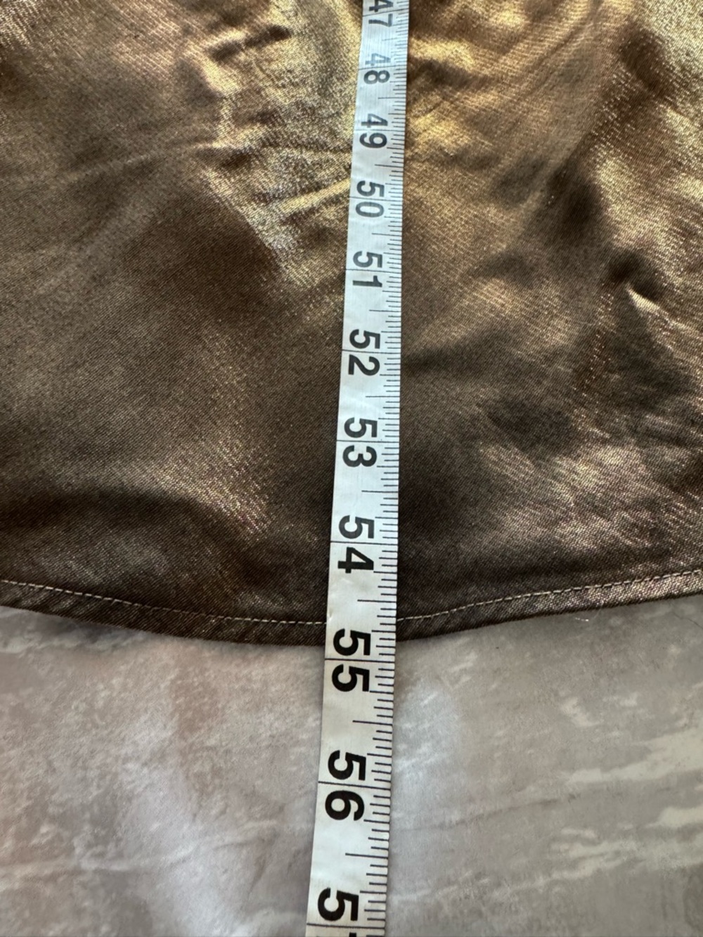 Lustrous Gold Maxi Dress - Picture 7 of 8